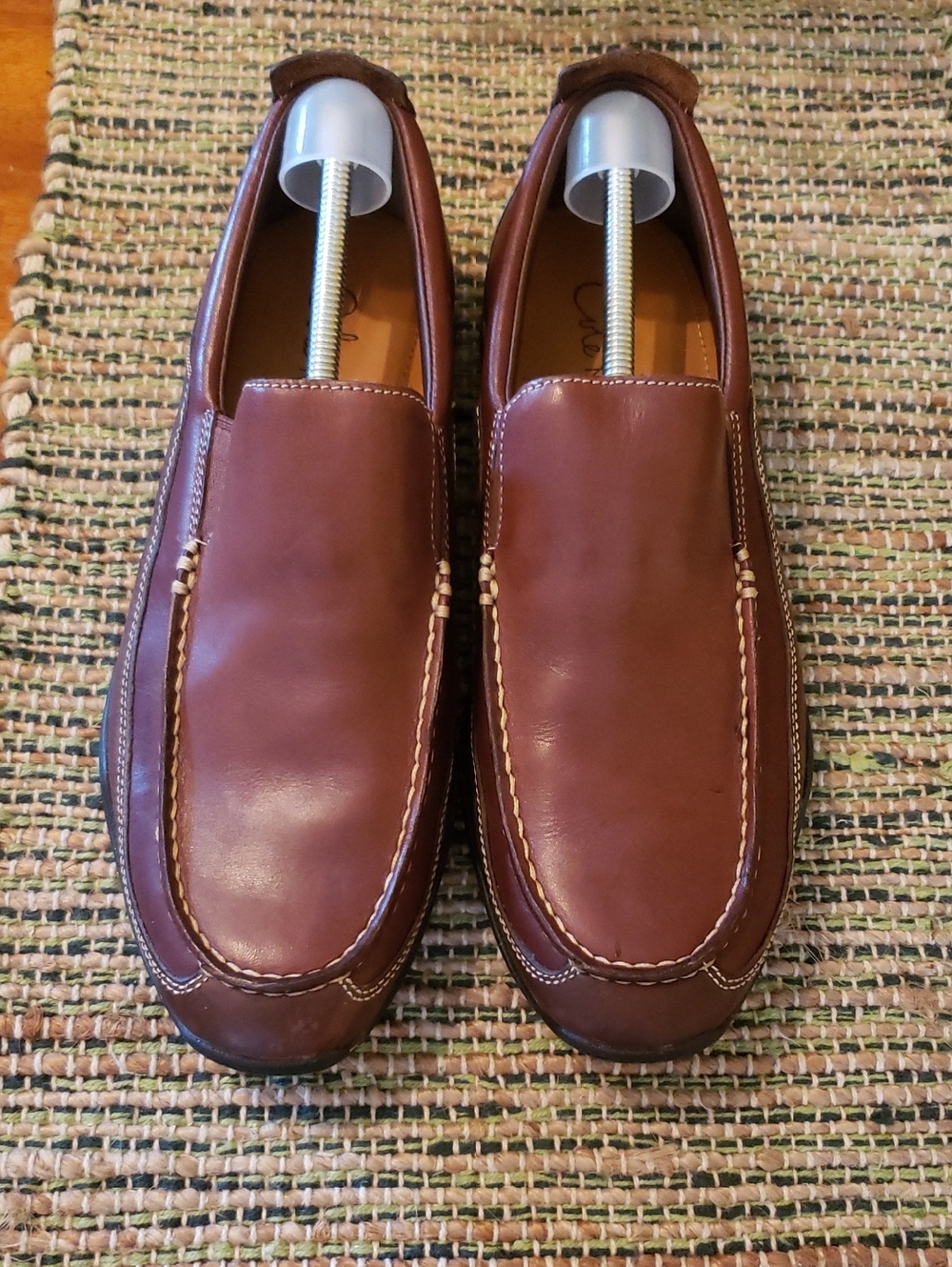 Cole Haan Tucker Venetian Men's Brown Leather Slip-On Loafers